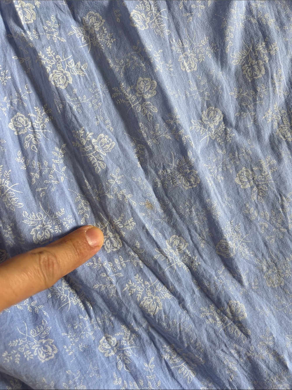 Eileen West Light Blue Floral Sleeveless Maxi Nightgown - Picture 5 of 13